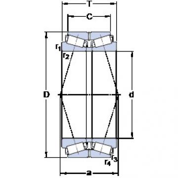 tapered roller dimensions bearings 331181 SKF