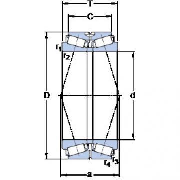 tapered roller bearing axial load BT2B 332448 SKF