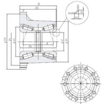 tapered roller bearing axial load HUR040-11 NTN