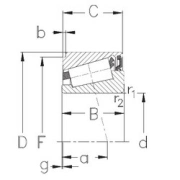 tapered roller bearing axial load IKOS020 NKE