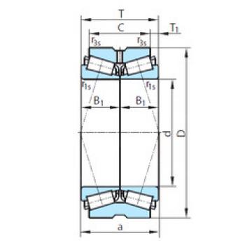 tapered roller bearing axial load PSL 611-310 PSL