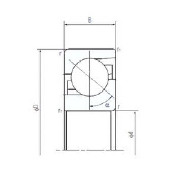 thrust ball bearing applications 35TAF09 NACHI