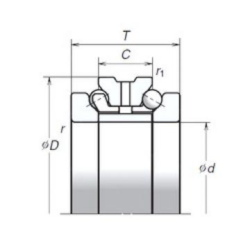 thrust ball bearing applications 170TAC29D+L NSK