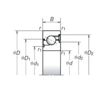 thrust ball bearing applications 17TAC47BDDG NSK