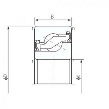 thrust ball bearing applications 35TAB07-2NK NACHI