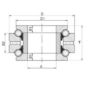 thrust ball bearing applications 234708 ISO