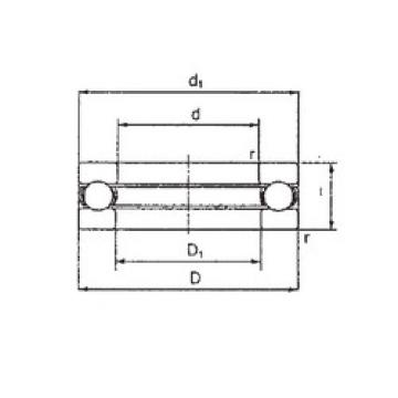 thrust ball bearing applications 2911 FBJ