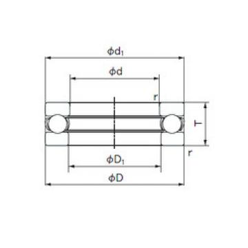 thrust ball bearing applications 2903 NACHI