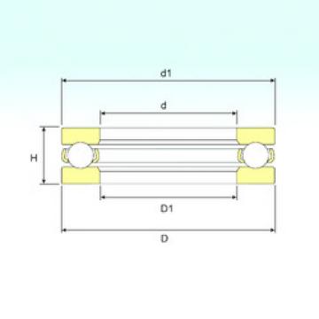 thrust ball bearing applications 511/1400 ISB