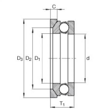 thrust ball bearing applications 4111-AW INA