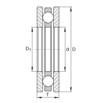 thrust ball bearing applications 4424 INA