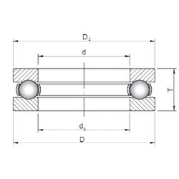 thrust ball bearing applications 51228 ISO