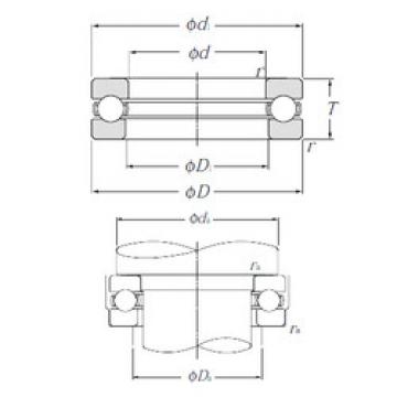 thrust ball bearing applications 51111 NTN