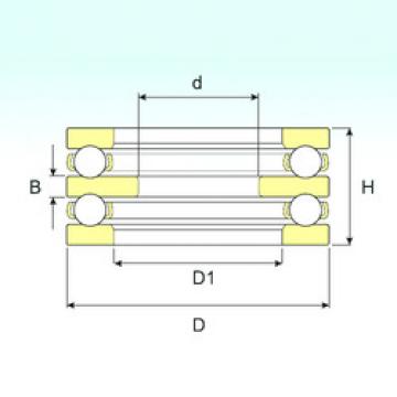 thrust ball bearing applications 52214 ISB