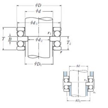 thrust ball bearing applications 52205 NSK