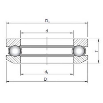 thrust ball bearing applications 53224 ISO