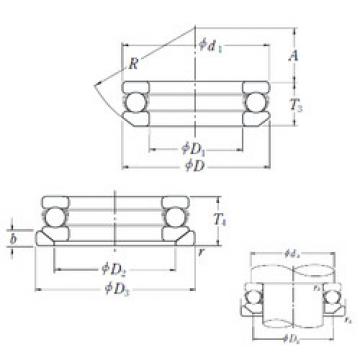 thrust ball bearing applications 53224U NSK