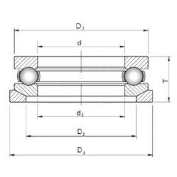 thrust ball bearing applications 53312U+U312 CX