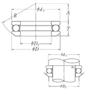 thrust ball bearing applications 53212 NSK