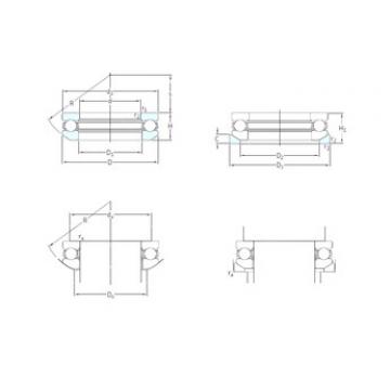 thrust ball bearing applications 53312+U312 SKF