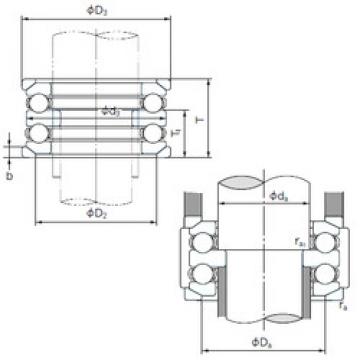 thrust ball bearing applications 54324U NACHI