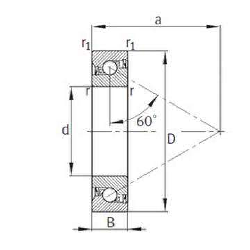 thrust ball bearing applications 7602030-2RS-TVP FAG