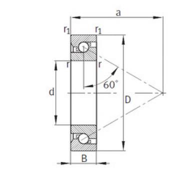 thrust ball bearing applications 7602025-TVP FAG