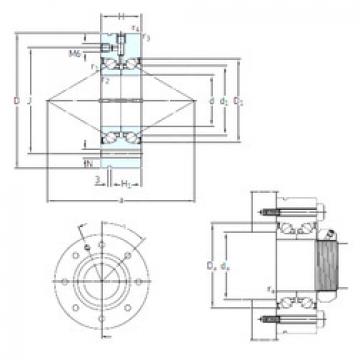 thrust ball bearing applications BEAM 30/80/Z 7P60 SNFA