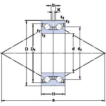 thrust ball bearing applications BEAS 012042-2RS SKF