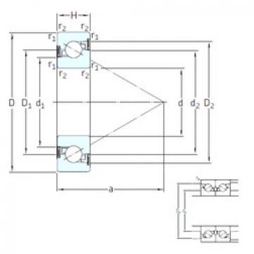 thrust ball bearing applications BS 240 /S 7P62U SNFA