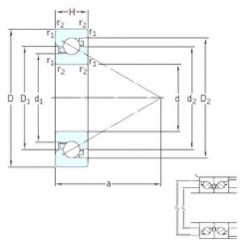 thrust ball bearing applications BS 212 7P62U SNFA