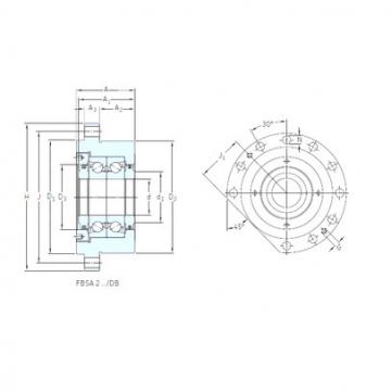 thrust ball bearing applications BSDU 225 DD SNFA