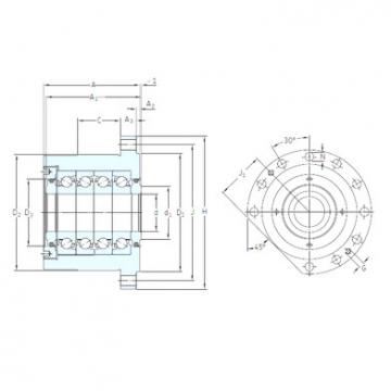 thrust ball bearing applications BSQU 260/1 TFT SNFA