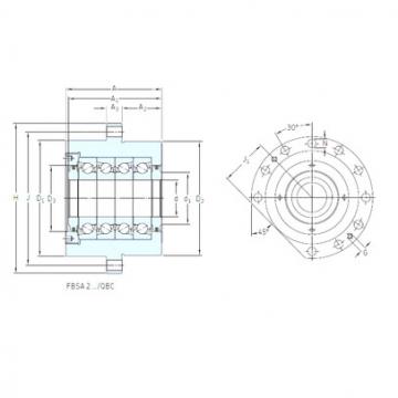 thrust ball bearing applications BSQU 230 TDT SNFA