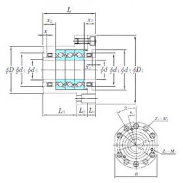 thrust ball bearing applications BSU2047BDF - T KOYO