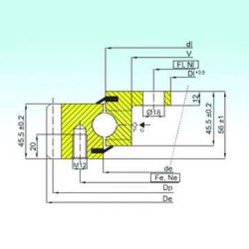 thrust ball bearing applications EBL.20.0644.200-1STPN ISB