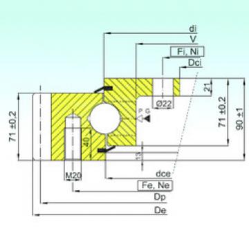 thrust ball bearing applications EBL.30.1055.201-2STPN ISB