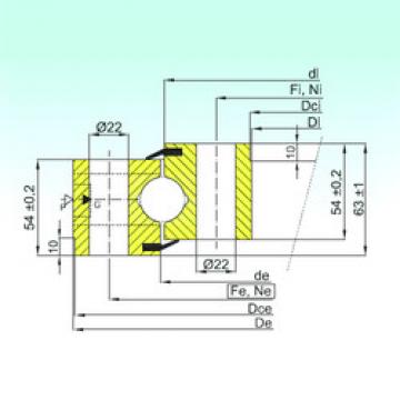 thrust ball bearing applications NB1.25.1355.201-2PPN ISB