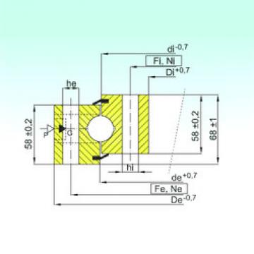 thrust ball bearing applications NB1.25.1534.400-1PPN ISB