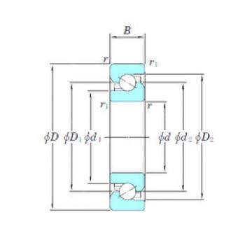 thrust ball bearing applications SAC3572B KOYO