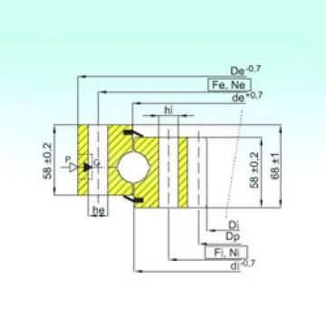 thrust ball bearing applications ZB1.25.1534.400-1SPPN ISB