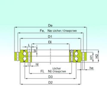 thrust ball bearing applications ZKLDF120 ISB