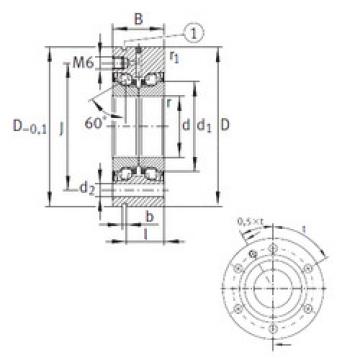 thrust ball bearing applications ZKLF1762-2RS-PE INA