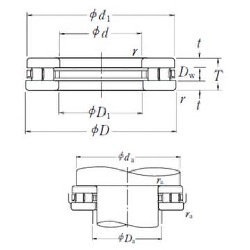 thrust ball images bearings 140TMP12 NSK