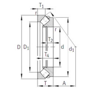 thrust ball images bearings 29234-E1-MB INA