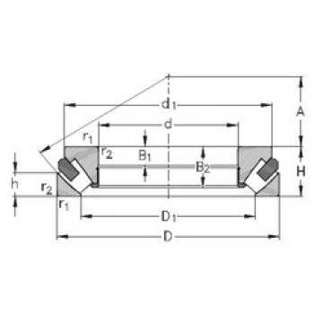 thrust ball images bearings 292/750-EM NKE