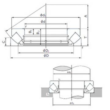 thrust ball images bearings 29288E NACHI