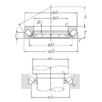 thrust ball images bearings 29272 NTN