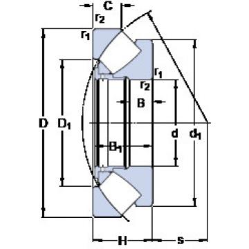 thrust ball images bearings 292/900 EM SKF