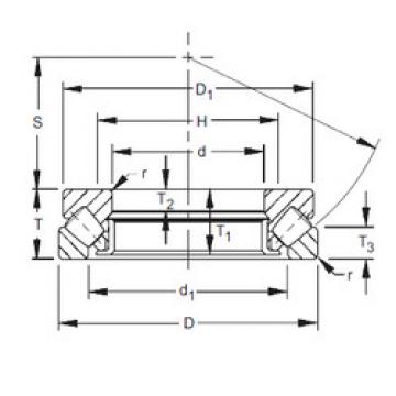 thrust ball images bearings 293/600 Timken